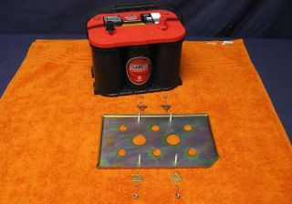 optima battery mounting kit tray for 74 89 porsche 911