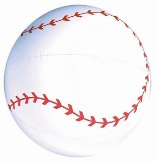 Sports Party Kids pretend play 14 Inflatable BASEBALL Toy Ball 