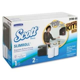 KIMBERLY CLARK SCOTT SLIMROLL Hard Roll Towel Dispenser Starter Kit 