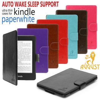   THIN SMART PU LEATHER CASE COVER FOR  KINDLE PAPERWHITE 3G/WiFi