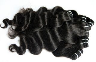 12 24 inch Indian Body Wave TRUE VIRGIN Remy Human Hair Extensions 