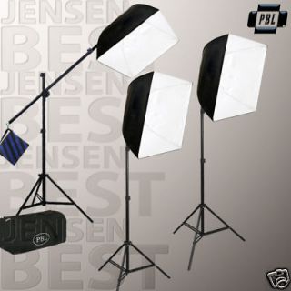 photographic studio 4flo fluorescent 3 light kit  