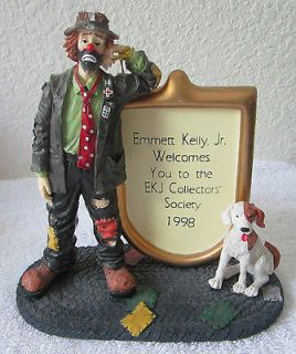 1998 Emmett Kelly Jr. Welcomes You From Flambro Retired Clown Figurine