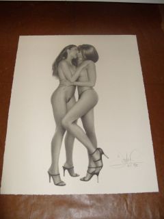 Jon Hul   Sisters   Signed and Numbered HC 4/5   12.25 x 16 Giclee
