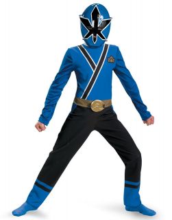   Samurai BLUE Ranger Costume S 4 6 Boys Child Kids Halloween Kevin