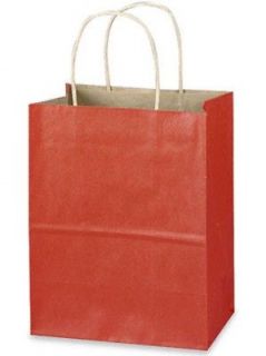   Handle Bags Cub Size 8x4.5x10.25 Kraft Paper Shopping WHOLESALE
