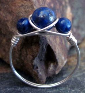Lapis Lazuli Ring   Sterling Silver 925   All Sizes Available