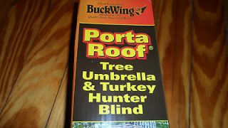 Buckwing Porta Roof Tree Umbrella & Turkey Blind   New in Box