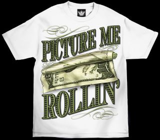   CLOTHING PICTURE ME ROLLIN T SHIRT 420 WEED KUSH NATION MOBSTER MAFIA