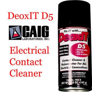 CAIG Laboratories DeoxIT (Contact Cleaner) D5s 6 D5  5oz 