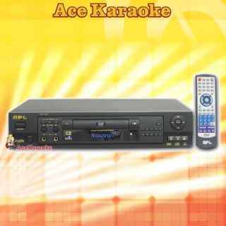  702 DVD / DVD+R/RW / MPEG4 / CD+G / VCD Rack Mountable Karaoke Player