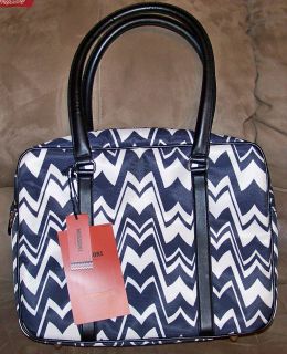NWT Missoni for Target Black White ZigZag Famiglia Travel Tote Carry 