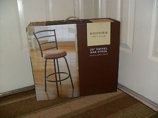 sonoma swivel bar stool brand new in box swivel bar