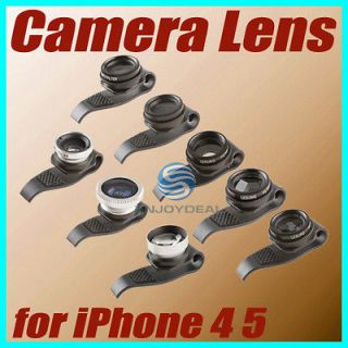 Clip on Multi function​al Camera Lens Detachable for iPhone 4 4S 5