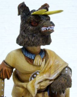Hopi Carved Bear Katsina Sculpture Kachina Doll by Prinston 