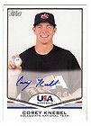 2011 topps usa baseball autograph auto corey knebel buy it