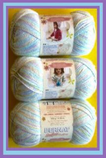 Bernat SOFTEE BABY Knitting~Crochet Yarn~Baby Sets~Blankets~LAVENDER 