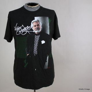 Vtg 80s KENNY ROGERS 1988 Tour Concert t shirt LARGE Made In USA