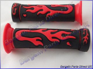 Flame Scooter Handle Hand Grip 7/8 inch 22mm for PEUGEOT SPEEDFIGHT