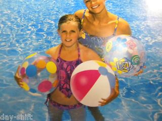 LARGE BEACH BALLS~PACKAGE OF 3 LARGE~BEACH BALLS~ALL ARE 24~~~FREE 