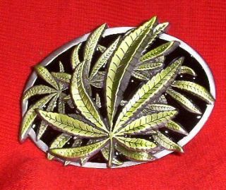 pot leaf marijuana belt buckle pc buckles 