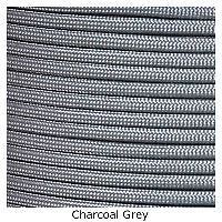 550 Paracord Mil Spec Type III 7 strand parachute cord Charcoal Grey 