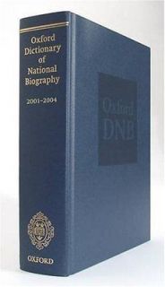   Dictionary of National Biography 2001 2004 Goldman, Lawrence (Editor