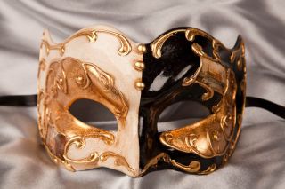 Masquerade Masks ~ Half Face Joker Masks for Masked Ball ~ JOKER 