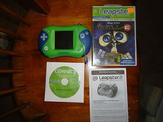 Leapster2 Learning game system Boy Green w/ 1 game Included Wall E