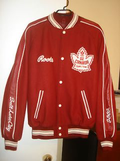 roots salt lake city olympic canada team hockey jacket from