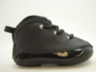 306894 002] Infants Baby Crib Air Jordan First Jordan 18.5 Black 