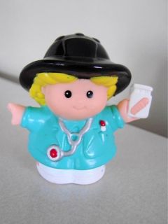 Fisher Price Little People Cheryl The Medic Doctor New