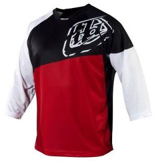 new troy lee designs ruckus jersey red blk small sm