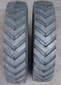 Two 7.00 15 Case Bobcat New Holland Skid Loader Tires