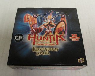   Upper Deck Huntik Trading Card Game TCG Legendary Saga Box   24 Packs