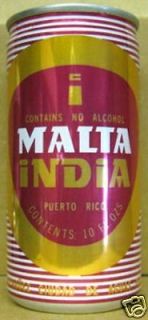 malta india red 10oz non alcoholic beer can puerto rico