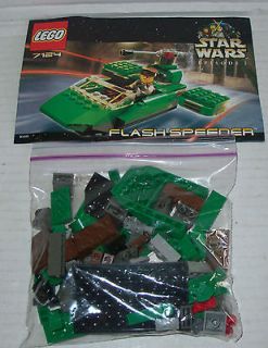 2000 lego 7124 star wars episode i flash speeder expedited