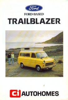 ford transit ci trailblazer camper van sales brochure from united
