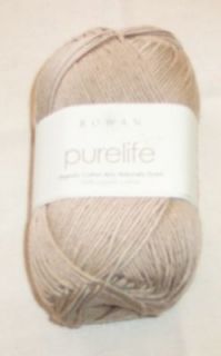 20 % off rowan purelife organic cotton 4 ply yarn