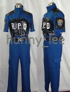 Resident Evil 4 Leon Scott Kennedys R.P.D. Uniform Cosplay Costume