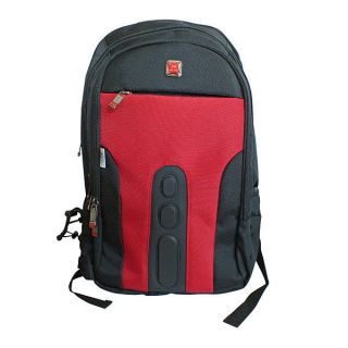 Red Notebook Laptop Backpack Travel Bag Lenovo, HP, DELL, IBM, Acer 