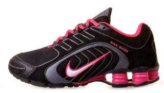 Nike Womens WMNS Shox Shocks Navina Black Pink Cherry Running Shoes 