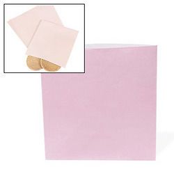 25 Light Pink Paper Treat Bags Wedding Favor Bags Candy Buffet Table 