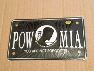 MIA POW License Plate for Motorcycles, bicycles or anything for 