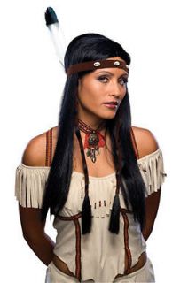sexy indian pocahontas wig for halloween costume one day shipping