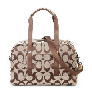 Coach $180 Kyra Signature Print Travel Satchel Duffle Bag New with Tag 