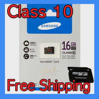 Samsung Micro SD Memory Card 16GB Class 10,SDHC TF Flash,SD adapter 