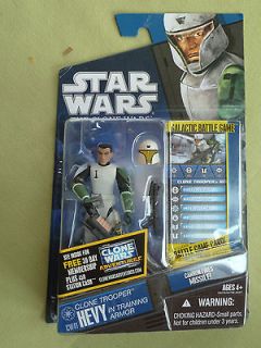 Star Wars  The Clone Wars   3.75 CW41 Trooper Hevy in Training Armor 