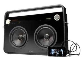   BOOMBOX WORKS W/ SMARTPHONES, IPHONE, USB Ext. HARD DRIVE & MORE