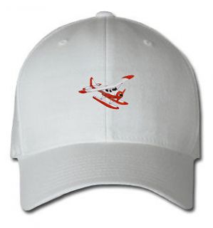 PONTOON PLANE AIRCRAFT SPORTS SPORT EMBROIDERED EMBROIDERY HAT CAP NEW